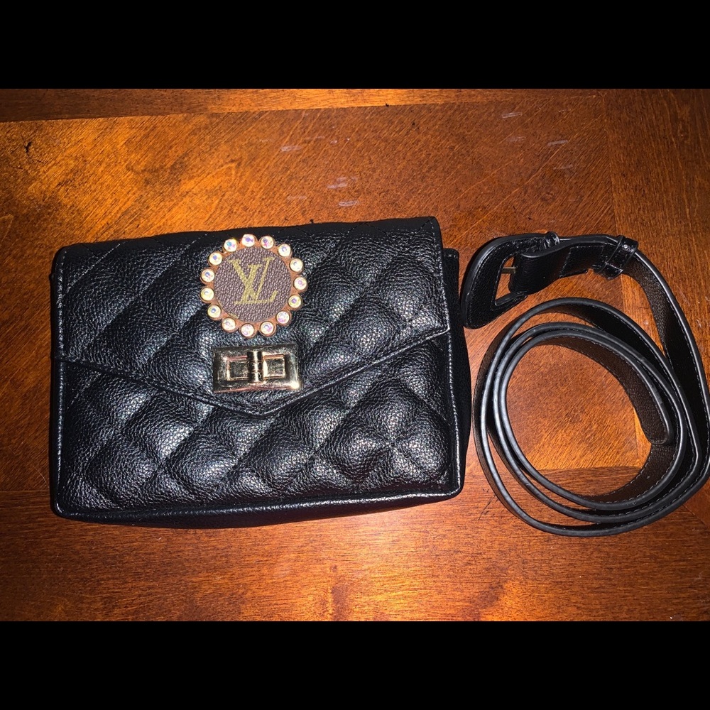 Leather Belt bag Authentic Louis Vuitton patch